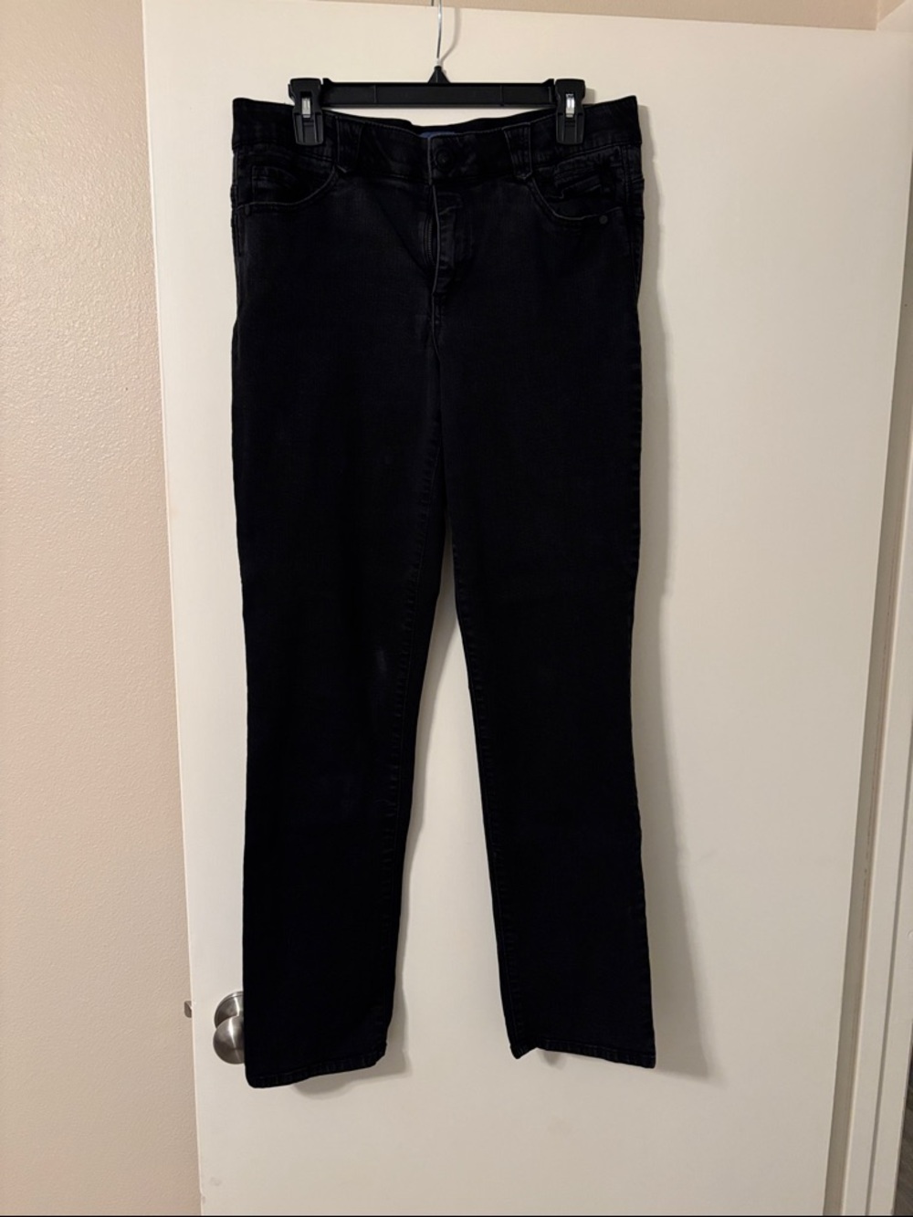 Democracy Black Straight-Leg Women's Jeans